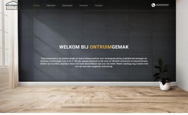 Schermafbeelding van ontruimgemak.nl