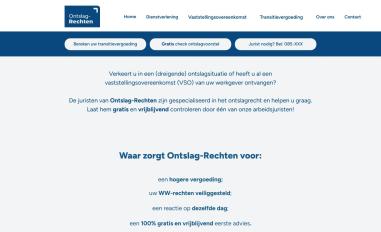Schermafbeelding van ontslag-rechten.nl
