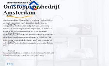 Schermafbeelding van ontstoppingsbedrijf-amsterdam.nl