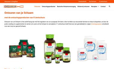 Schermafbeelding van ontzuren.nl