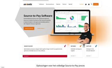 Schermafbeelding van onventis.nl