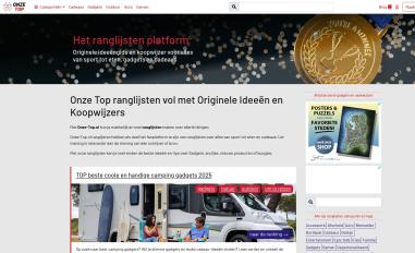 Schermafbeelding van onzetop.nl