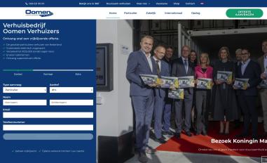 Schermafbeelding van oomenverhuizers.nl
