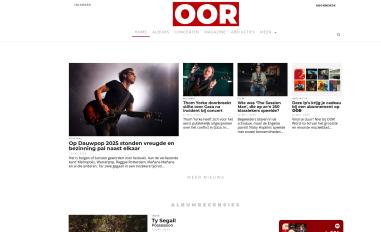 Schermafbeelding van oor.nl