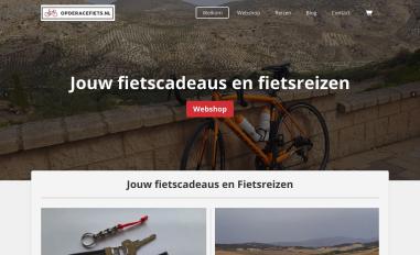 Schermafbeelding van opderacefiets.nl