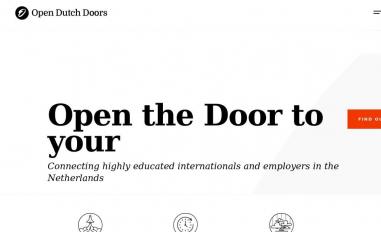 Schermafbeelding van opendutchdoors.com