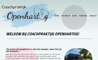 Schermafbeelding van openhartog.nl