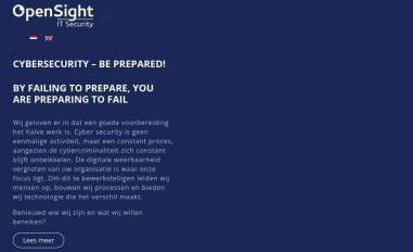 Schermafbeelding van opensight.nl