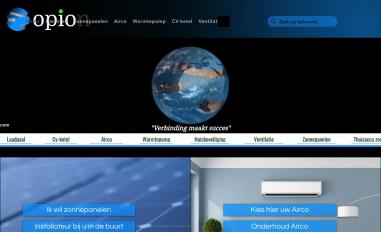 Schermafbeelding van opion-solutions.com