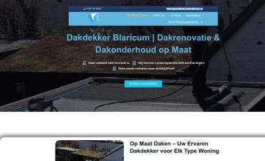 Schermafbeelding van opmaatdaken.nl