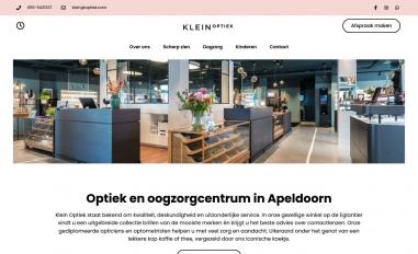 Schermafbeelding van optiek.com
