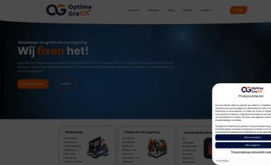 Schermafbeelding van optimagrafix.com