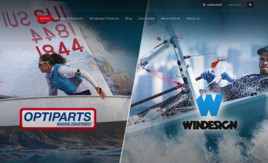 Schermafbeelding van optiparts.com