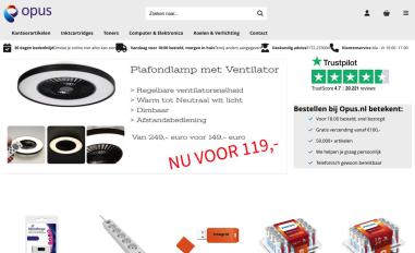 Schermafbeelding van opus.nl