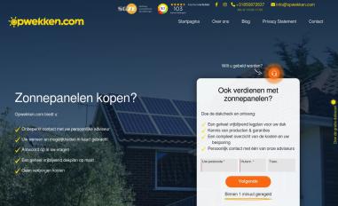 Schermafbeelding van opwekken.com
