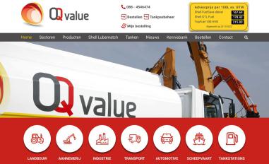 Schermafbeelding van oqvalue.nl
