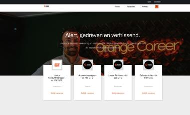 Schermafbeelding van orangecareer.nl