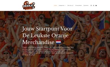 Schermafbeelding van oranjefanstore.nl