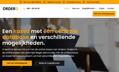 Schermafbeelding van ordero.nl