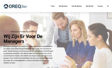 Schermafbeelding van oreq.nl