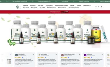 Schermafbeelding van organicleaf.nl