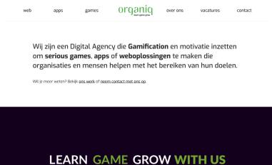 Schermafbeelding van organiq.nl
