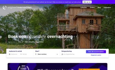 Schermafbeelding van origineelovernachten.nl