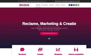 Schermafbeelding van originmarketing.nl