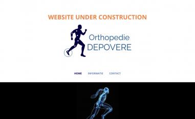 Schermafbeelding van orthopedie-depovere.be