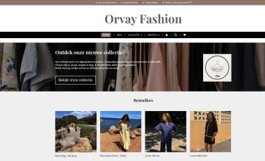 Schermafbeelding van orvayfashion.nl