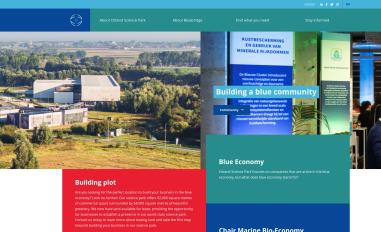 Schermafbeelding van ostendsciencepark.be