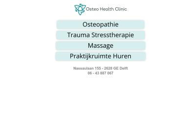 Schermafbeelding van osteohealthclinic.nl