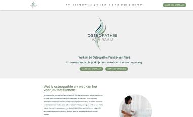 Schermafbeelding van osteopathievanraaij.nl