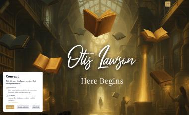 Schermafbeelding van otislawson.com