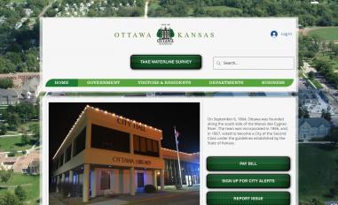 Schermafbeelding van ottawaks.gov