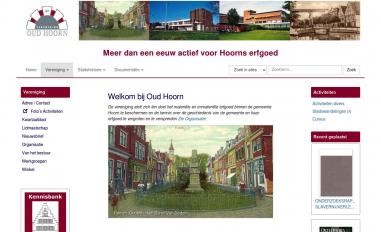 Schermafbeelding van oudhoorn.nl