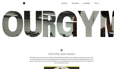 Schermafbeelding van ourgym.nl