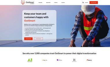 Schermafbeelding van out-smart.com