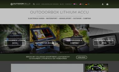 Schermafbeelding van outdoorcells.com