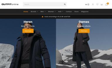 Schermafbeelding van outfitonline.nl