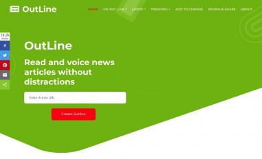 Schermafbeelding van outlinetts.com