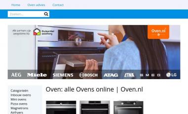 Schermafbeelding van oven.nl