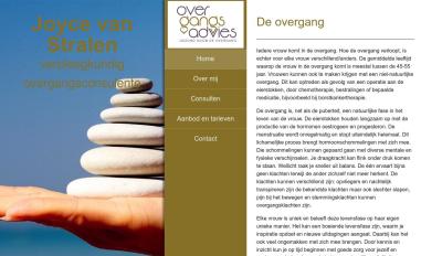 Schermafbeelding van overgangsadvies.nl