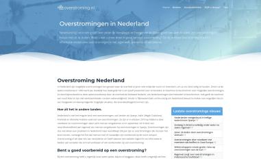 Schermafbeelding van overstroming.nl