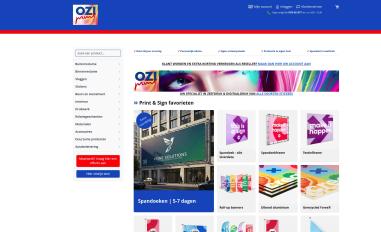 Schermafbeelding van oziprint.nl