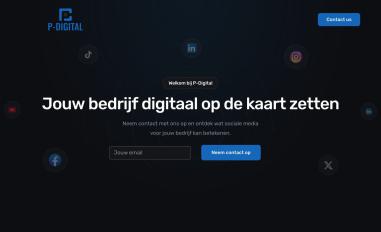 Schermafbeelding van p-digital.nl