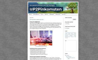 Schermafbeelding van p2pinkomsten.blogspot.com
