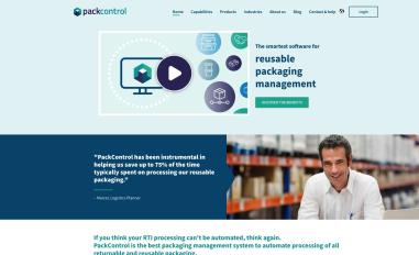 Schermafbeelding van packcontrol.com