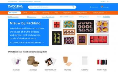 Schermafbeelding van packlinq.nl