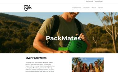 Schermafbeelding van packmates.nl